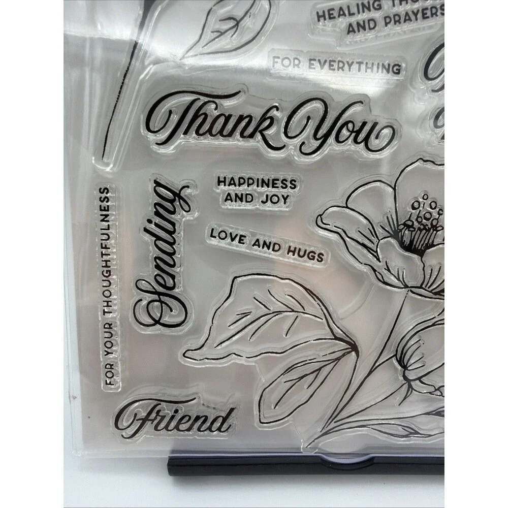 Simon Says Stamp - Wild & Free Flowers - Clear Photopolymer sympathy thank you